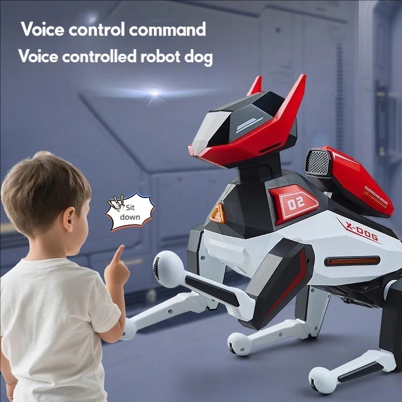 AI Simulation Robot Dog Intelligent Machine Dog Voice Command APP Control