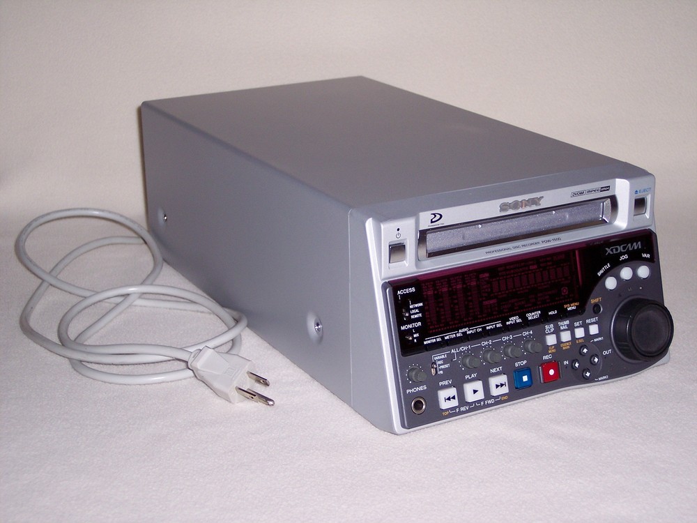 Sony XDCAM Recorder PDW-1500 Player Compact Deck