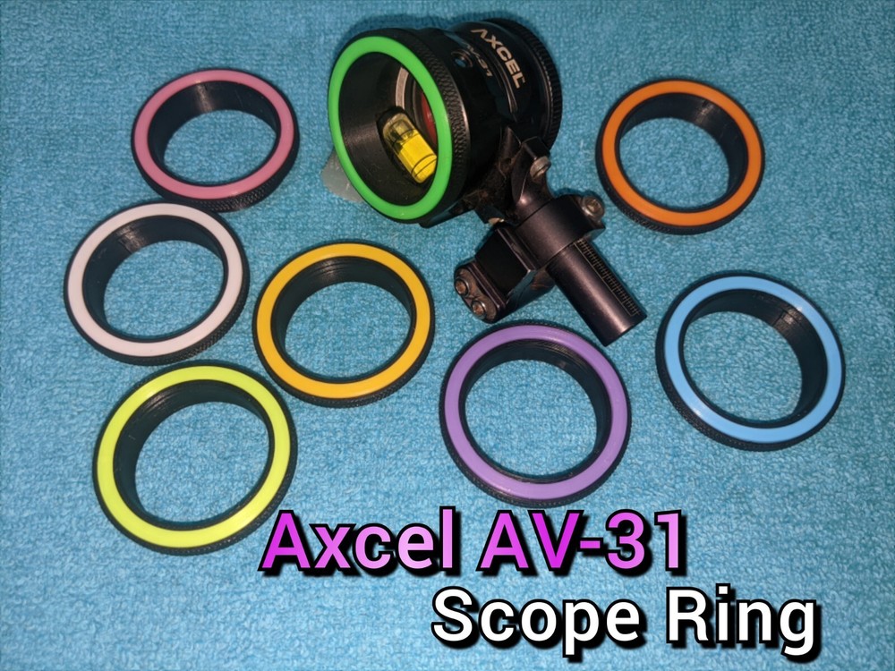 *** Fits Axcel AV31 Scopes *** Torque Ring Indicator - Peep Centering Ring