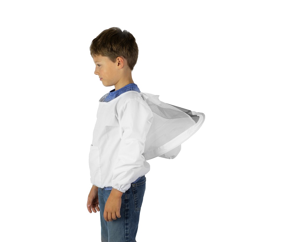 VIVO Beekeeping Youth Large Bee Keeping Suit, Jacket, Pull Over, Smock with Veil