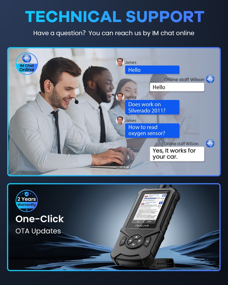 Automotive Car OBD2 Scanner Fault Code Reader Check Engine Light Diagnostic Tool