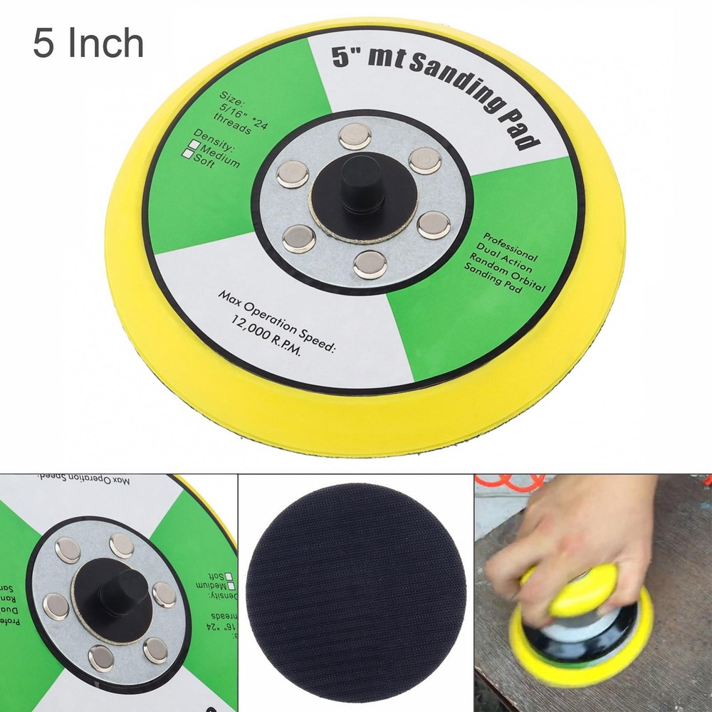 Professional 5 Inch Hook Loop Backing Pad For Sanding Sander Disc Angle Grinder