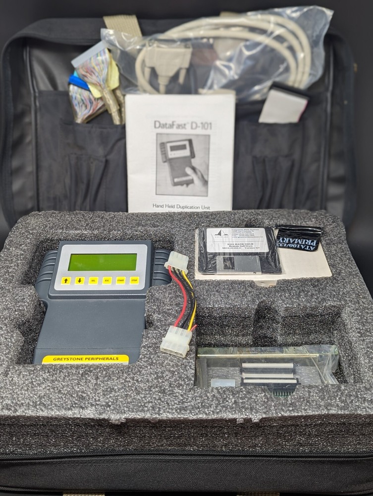 Greystone DataFast D-101 Handheld Duplication Unit Hard Drive Data Transfer