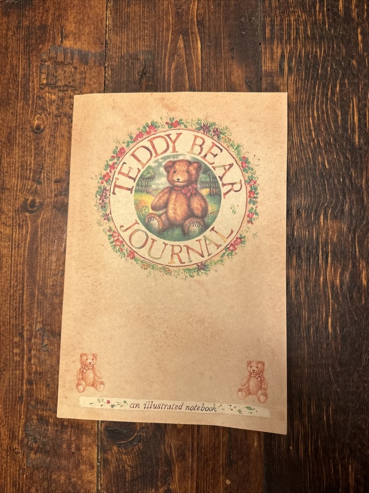 Running Press  Illustrated Teddy Bear Journal Paper Back