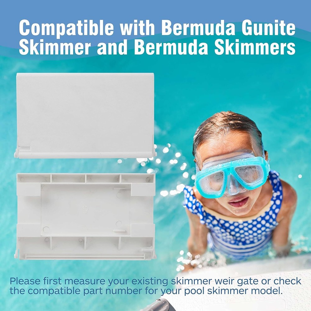 Exact Replacement 516252 White Weir Gate Assembly - Compatible with Bermuda...