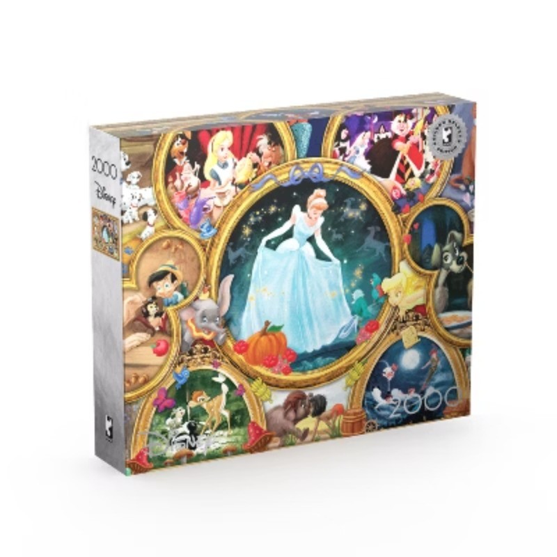 Disney Collage Jigsaw Puzzle - 2000pc: Problem Solving Fantasy Theme