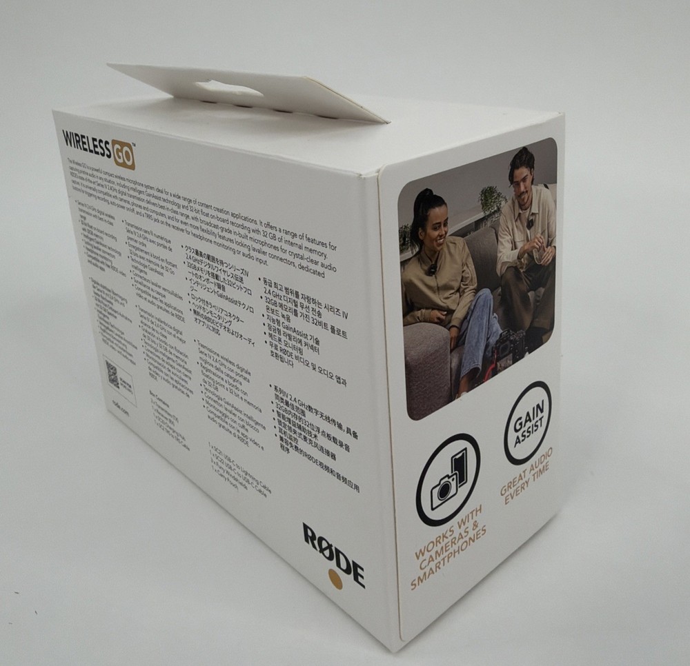 RØDE Wireless GO 3 Moss Microphone System, 32 Bit Float, USB-C, Gain Assist