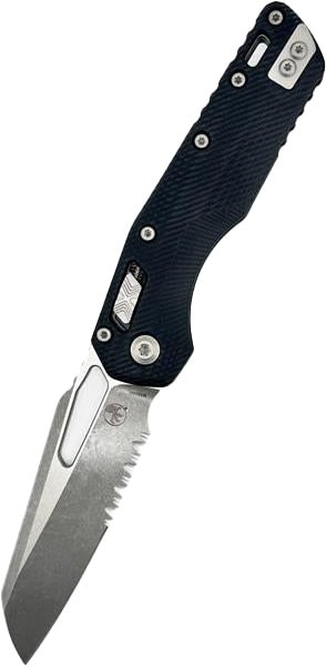 Microtech MSI S/E Fluted G-10 Apocalyptic Partial Serrated 3.: 210-11APFLGTTA