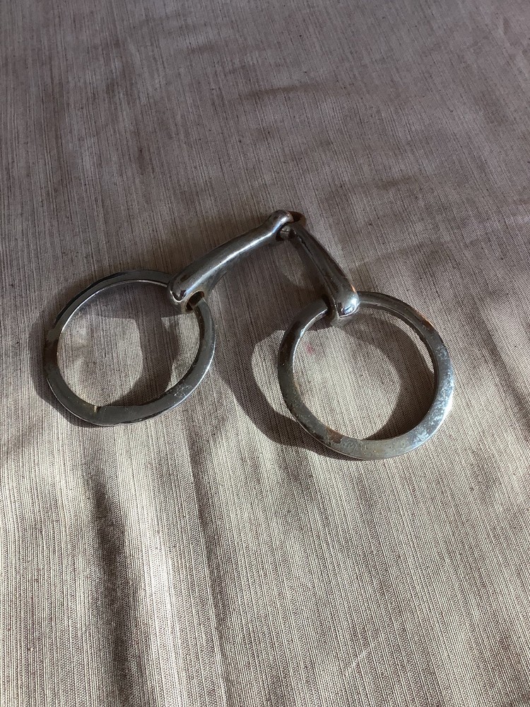 2 used vintage horse bits