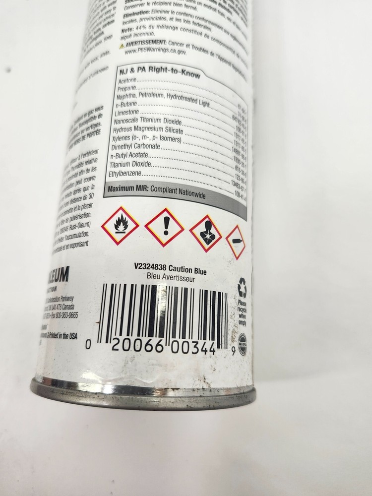 Inverted Marking Paint, 15 oz., Caution Blue, Solvent