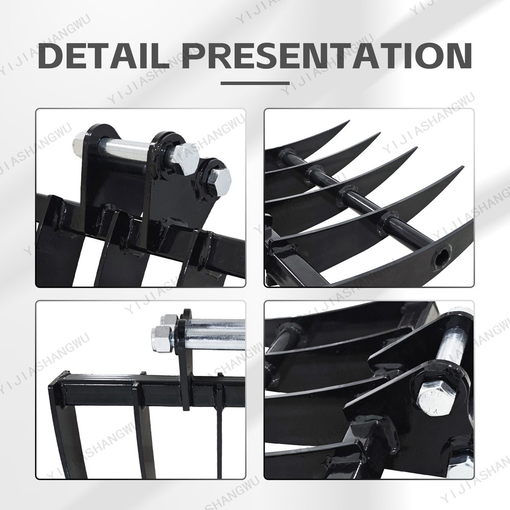 For Mini Excavators Excavator TYPHON Attachment Rake Attachments Tools