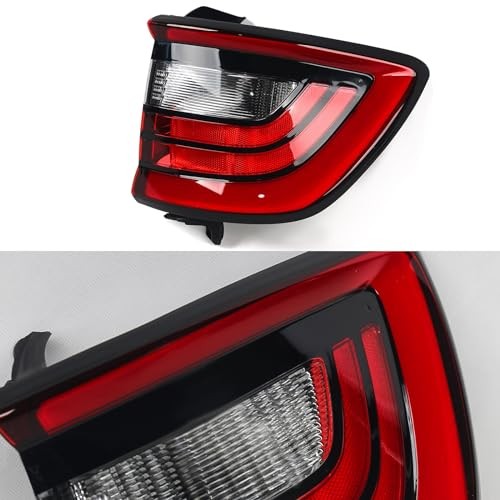 RH Outer Tail Lights Compatible with Dodge Durango 2014-2020 Rear Tail Red
