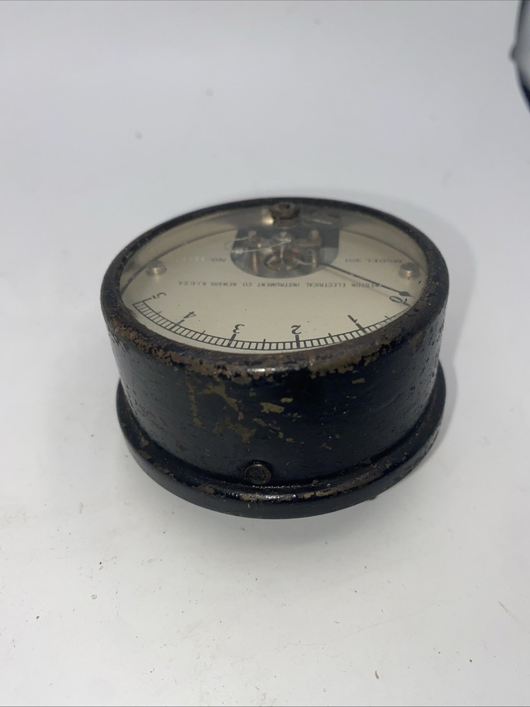 1930 Weston Voltmeter Model 301 Rusted Slightly On Sides Untested
