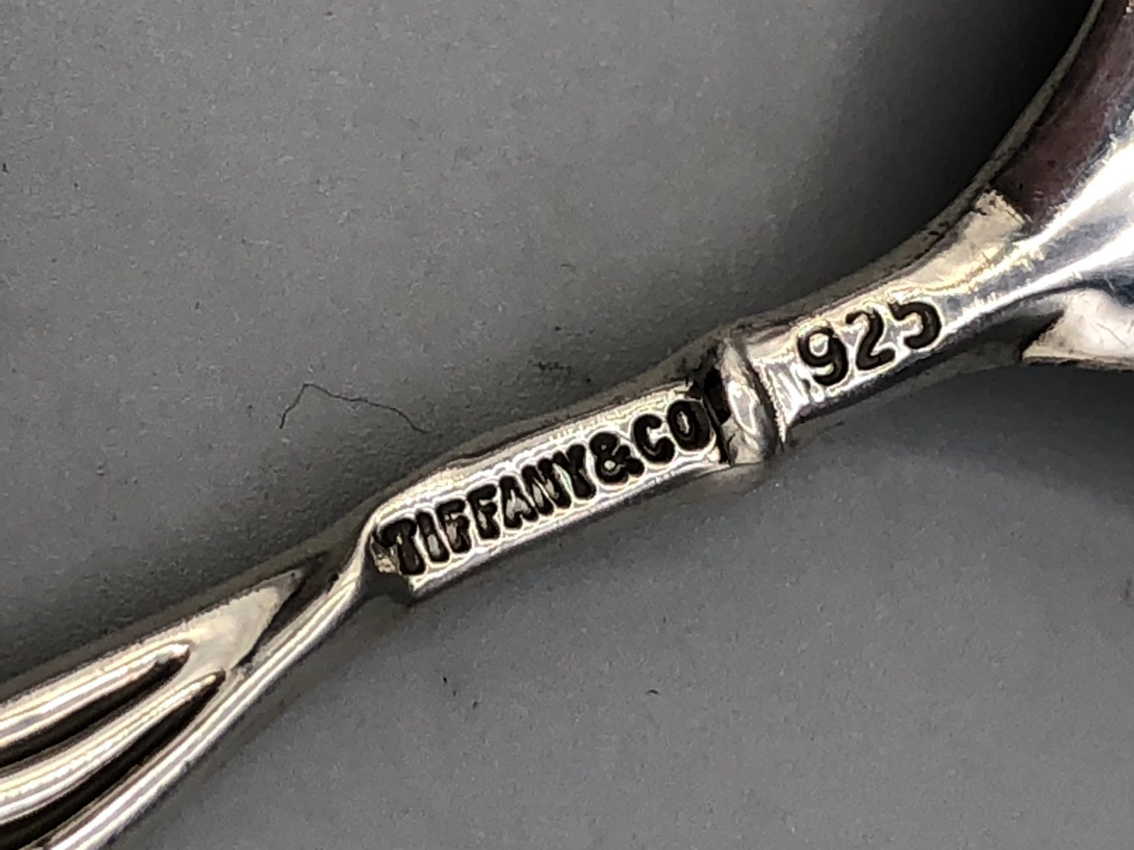 Tiffany & Company Sterling Silver Infant Feeding Spoon 5.5" with Stork handle