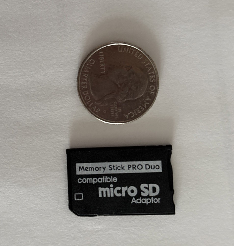 Memory Stick Pro Duo Adapter Micro SD SDHC TF Card Reader Converter Camera PSP