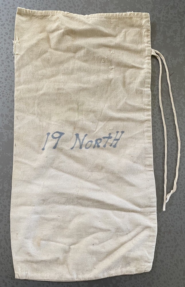 Old Canvas Coin Bag