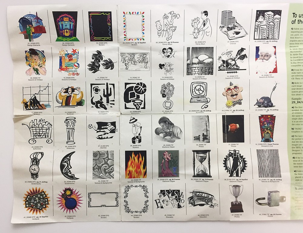 Borders & Frames v1 Clipart CD High Resolution by Dynamic Graphics + FREE CD