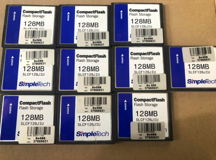 10PCS simpletech 128MB Compact Flash CF Memory Card