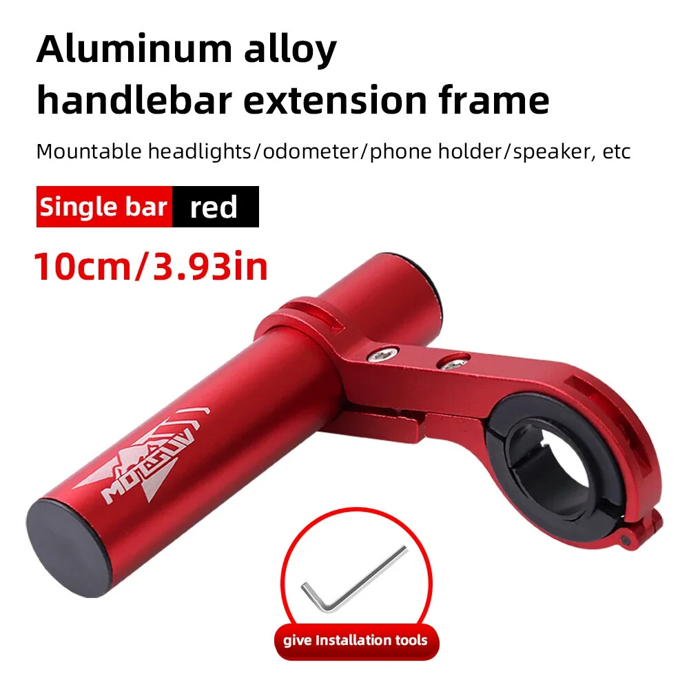 10/20/30cm Bicycle Handlebar Extended Bracket MTB Headlight Mount Extented Bar