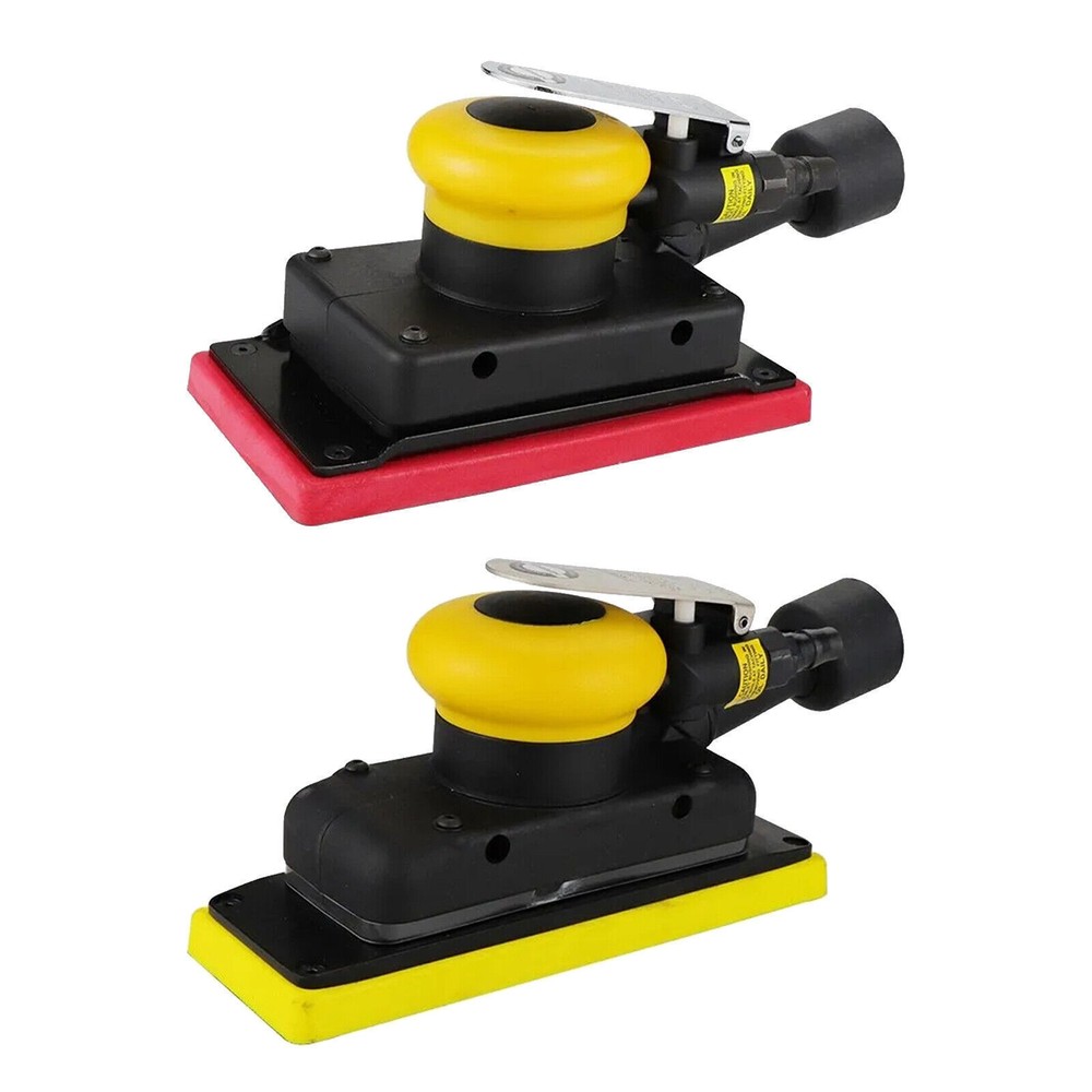 New Pneumatic Orbital Rectangular Air Sander Pad Grinder Polisher Sanding Tools
