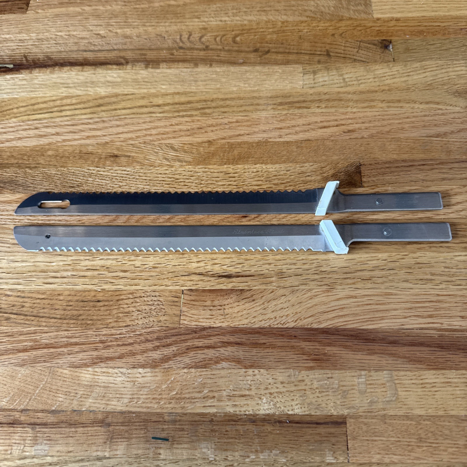 Vintage General Electric Carving Slicing Knife Electric D5EK 14 KNIVES ONLY