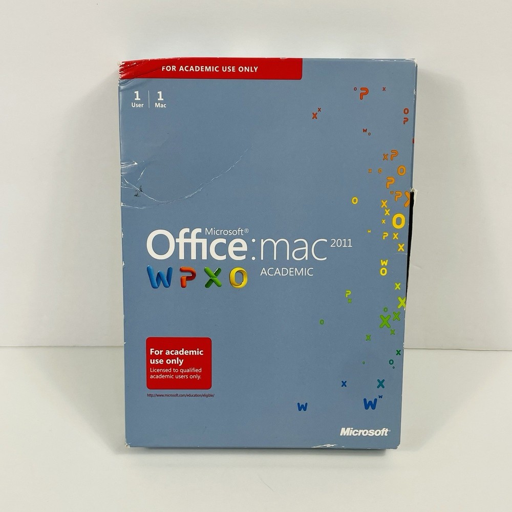 Microsoft Office mac 2011 Academic with Product Key