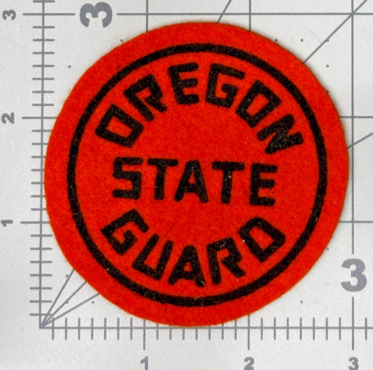1942-1948 Oregon State Guard Printed On Wool Patch Inv# K2087