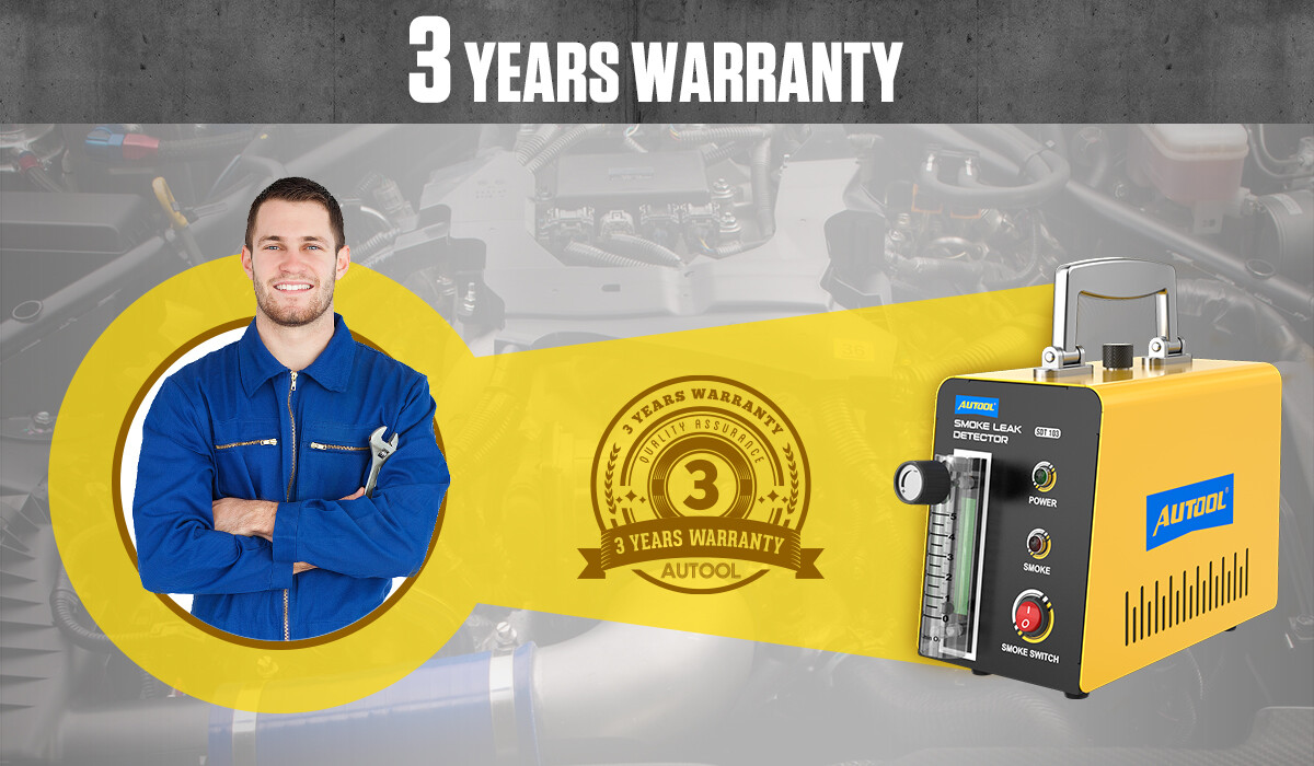 Automotive EVAP Smoke Machine Car Pipe Leak Detector Emissions Diagnostic Tester