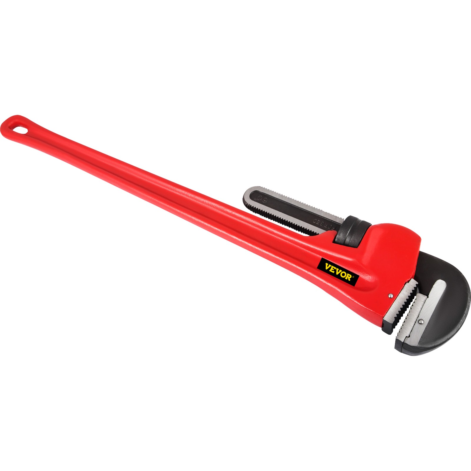 51" Cast Iron Handle Heavy-Duty Hook Jaw Straight Pipe Wrench