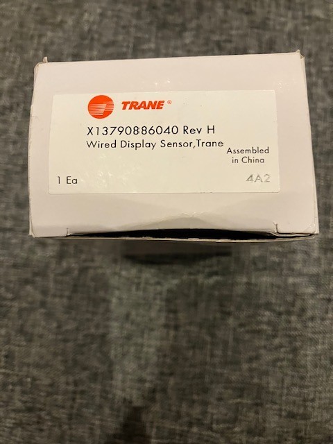 TRANE X13790886040 Rev H Wired Display Sensor