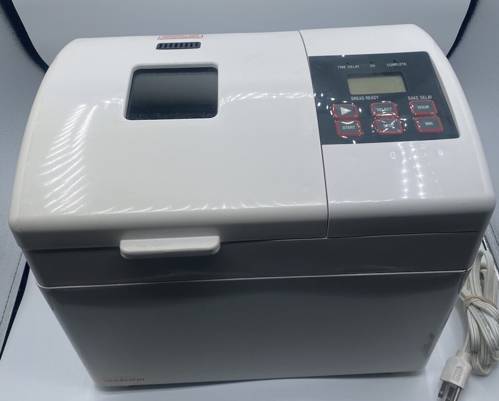 Vintage Sunbeam Oyster Model 4810 Automatic Bread Maker Machine Tested