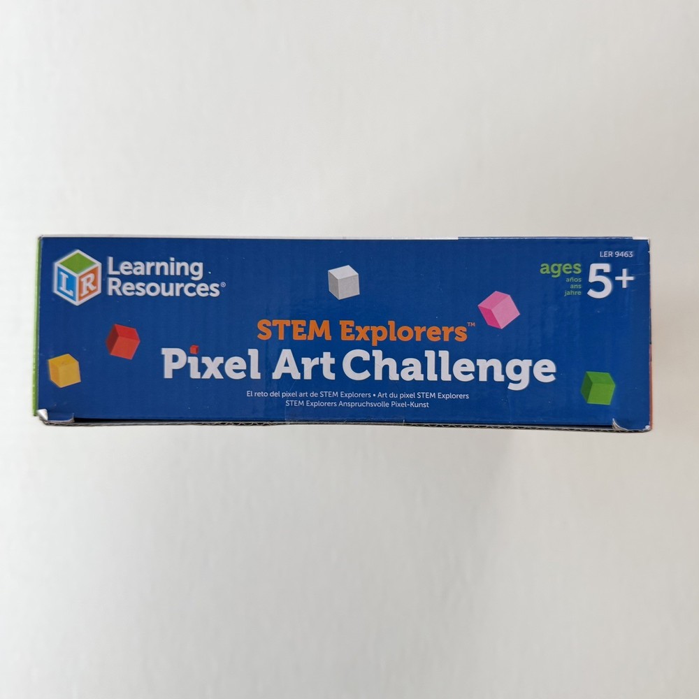 STEM Learning Resources Explorers Pixel Art Challenge Math Puzzles Pattern 5+