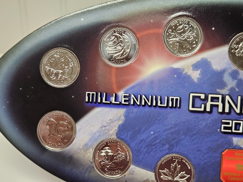 Canada 2000 Millennium Oval 13 Coin Commemorative Set