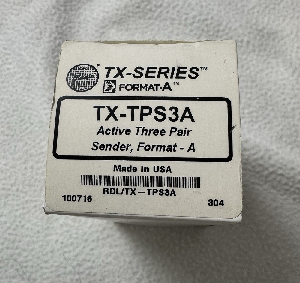 RDL TX-TPS3A Active Three-Pair Sender - Twisted Pair Format-A