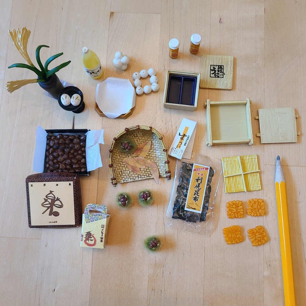 Miniature Japanese Snack Set - Diorama Display Model