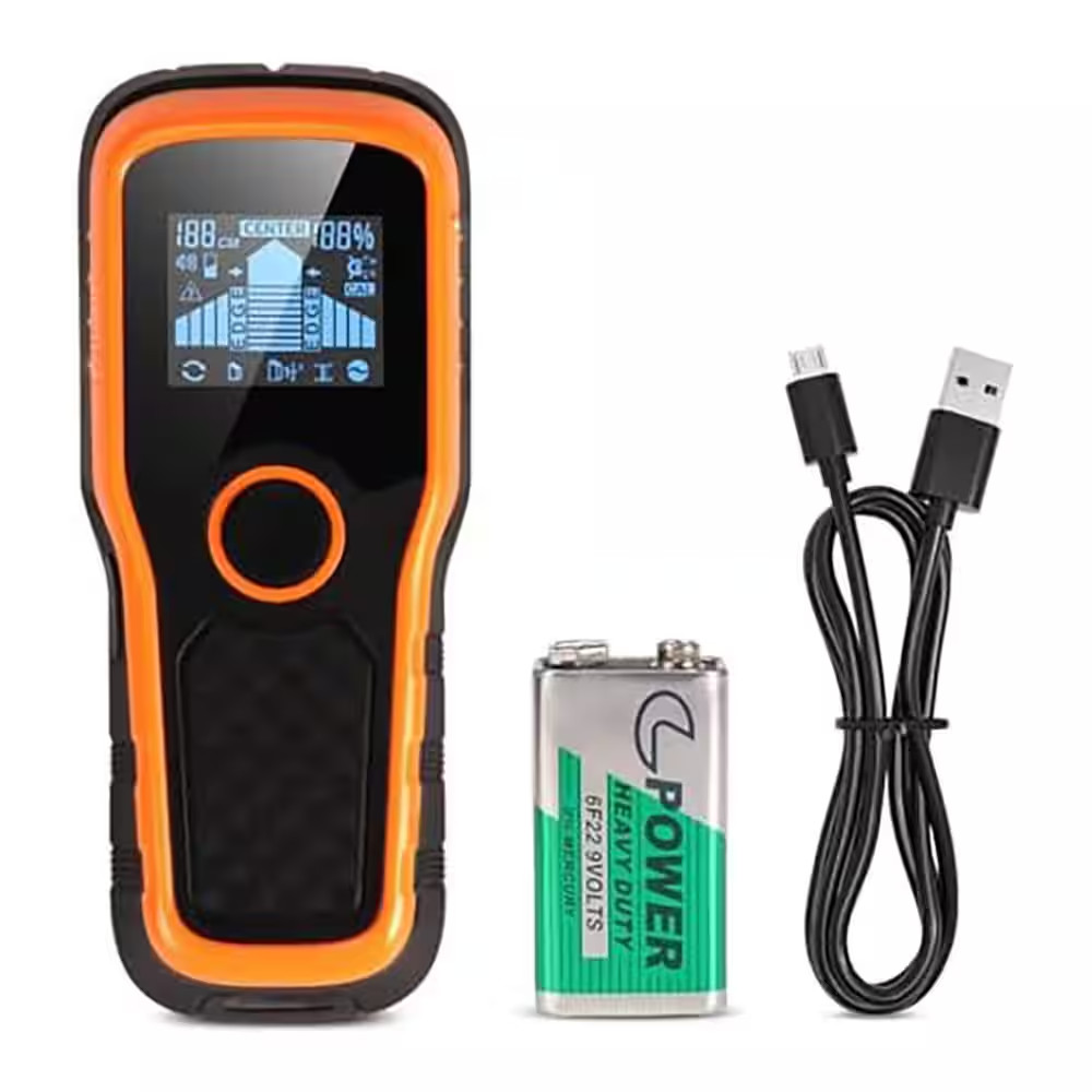 5 in 1 Multifunction Stud Finder Wall Scanner with Upgraded Smart Sensor HD LCD