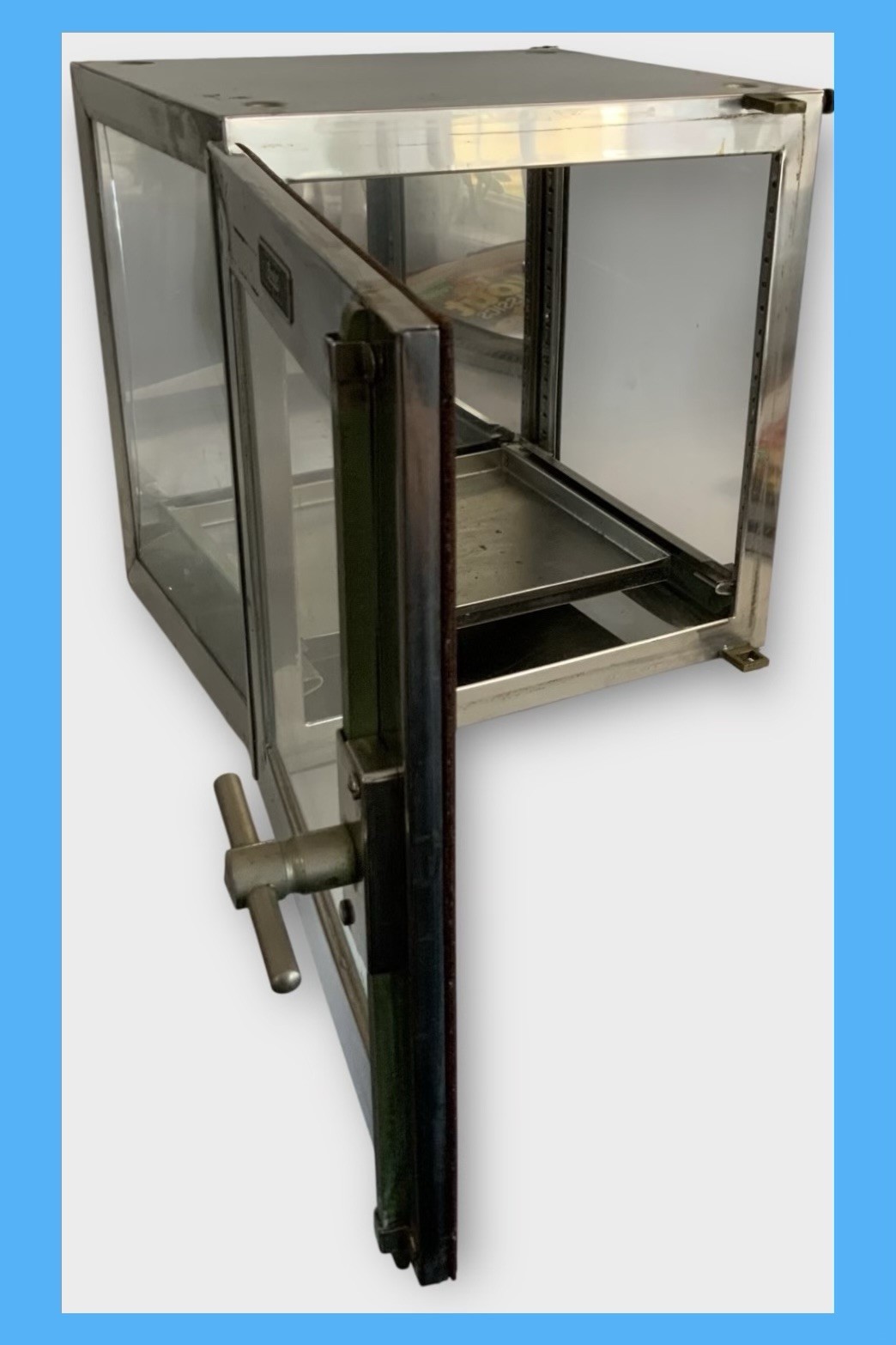 Vtg Boekel Scientific Incubator- Phila PA-12x12” Metal & Glass - Untested/AS IS