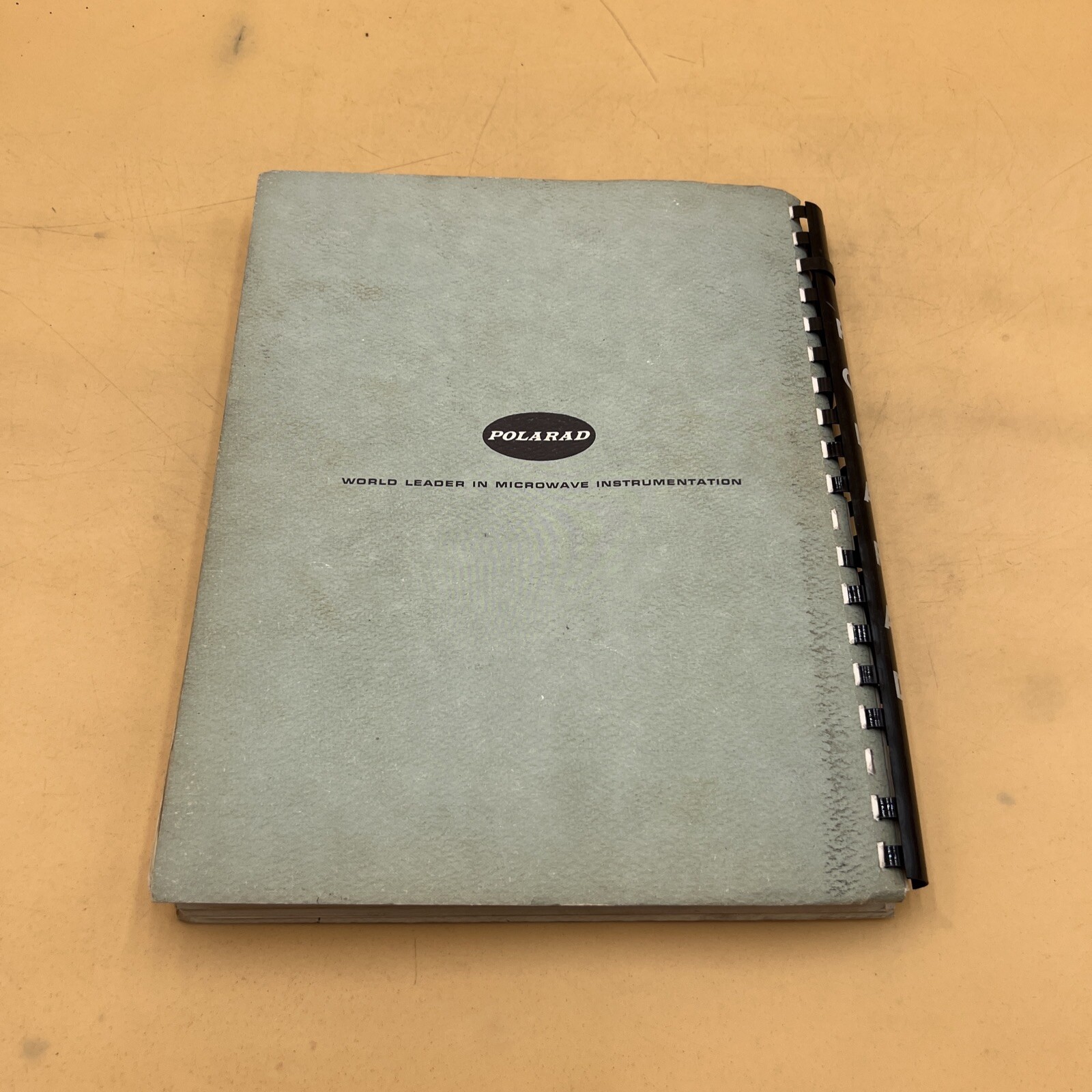 POLARAD CALIBRATED FIELD INTENSITY RECEIVER MODEL CFI OPERATING REPAIR HANDBOOK