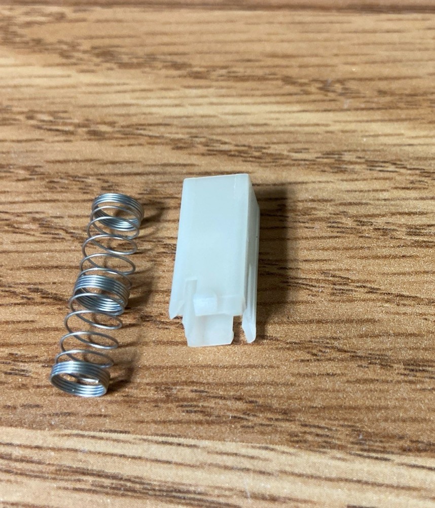 Texas Instruments Ti99/4a White Key Stem W/ Spring, Stackpole