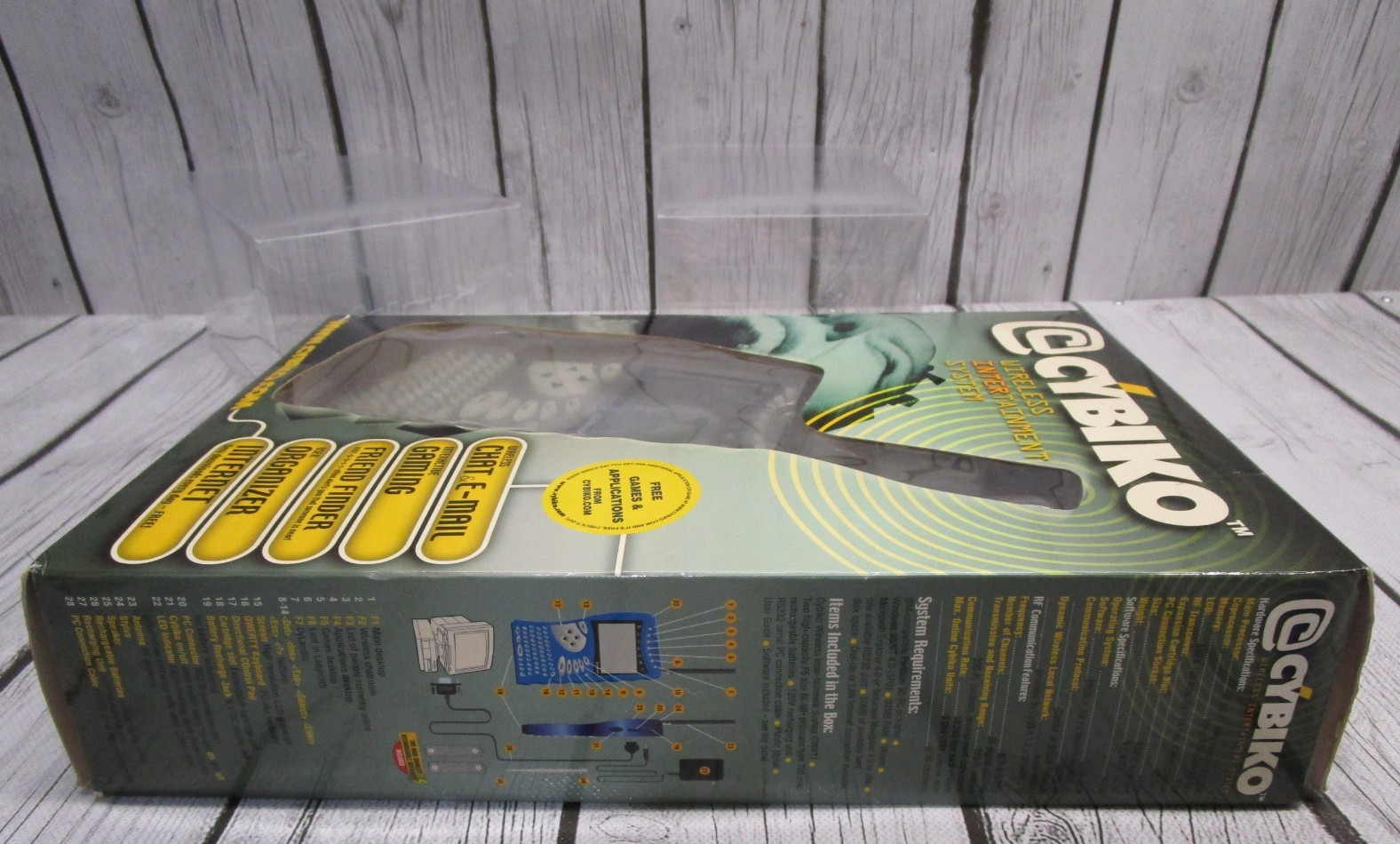 Cybiko Wireless Inter-Tainment System Handheld Computer Clear - NEW Open Box!