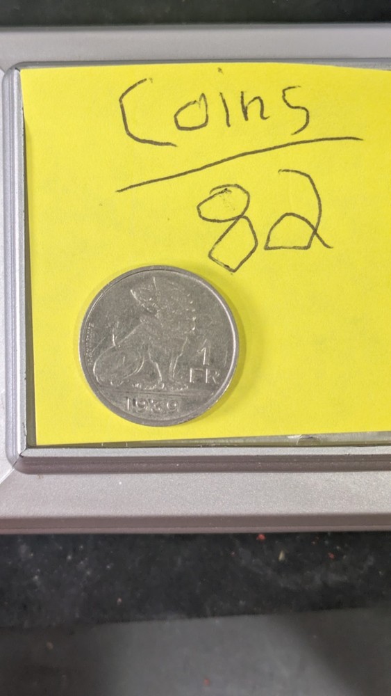 1939 1FR Belgie Coin