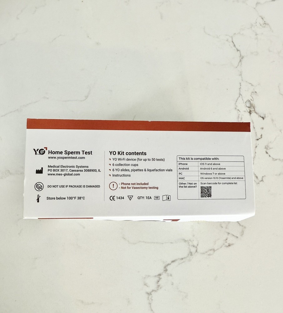 Used - YO Home Sperm Test With 2 Test Available