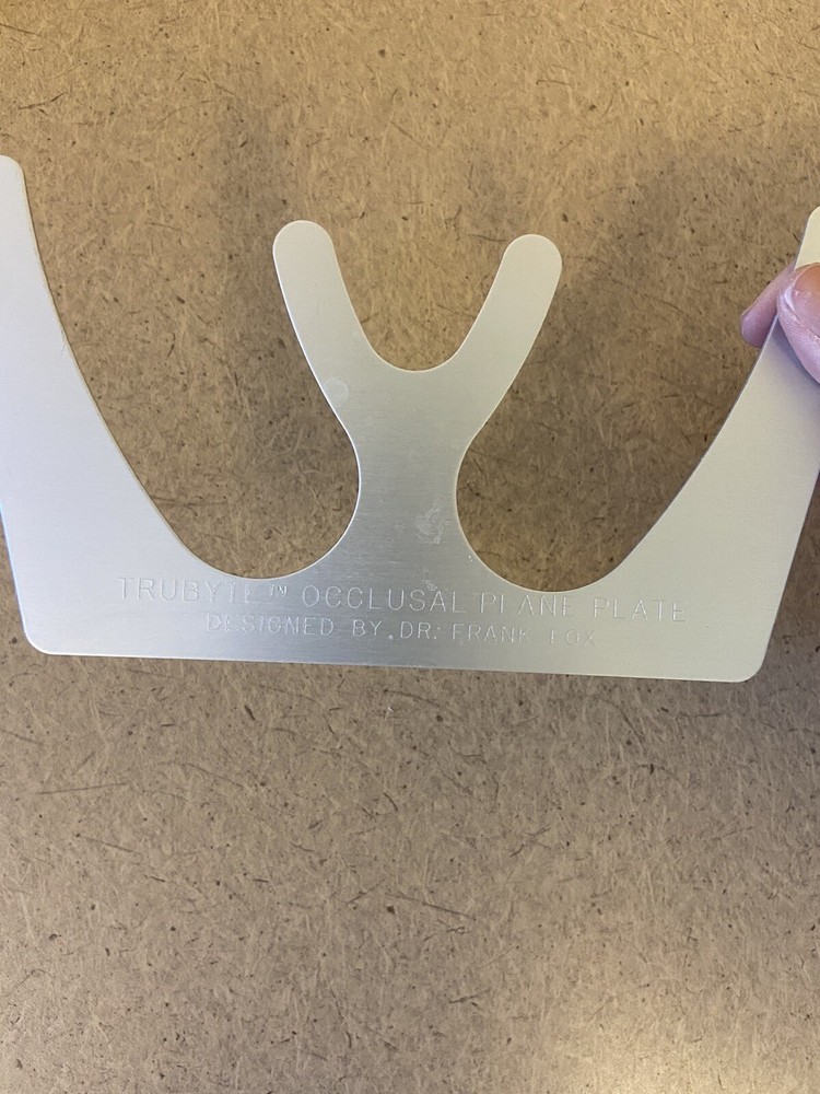 Trubyte Occlusal Fox Plane Plate