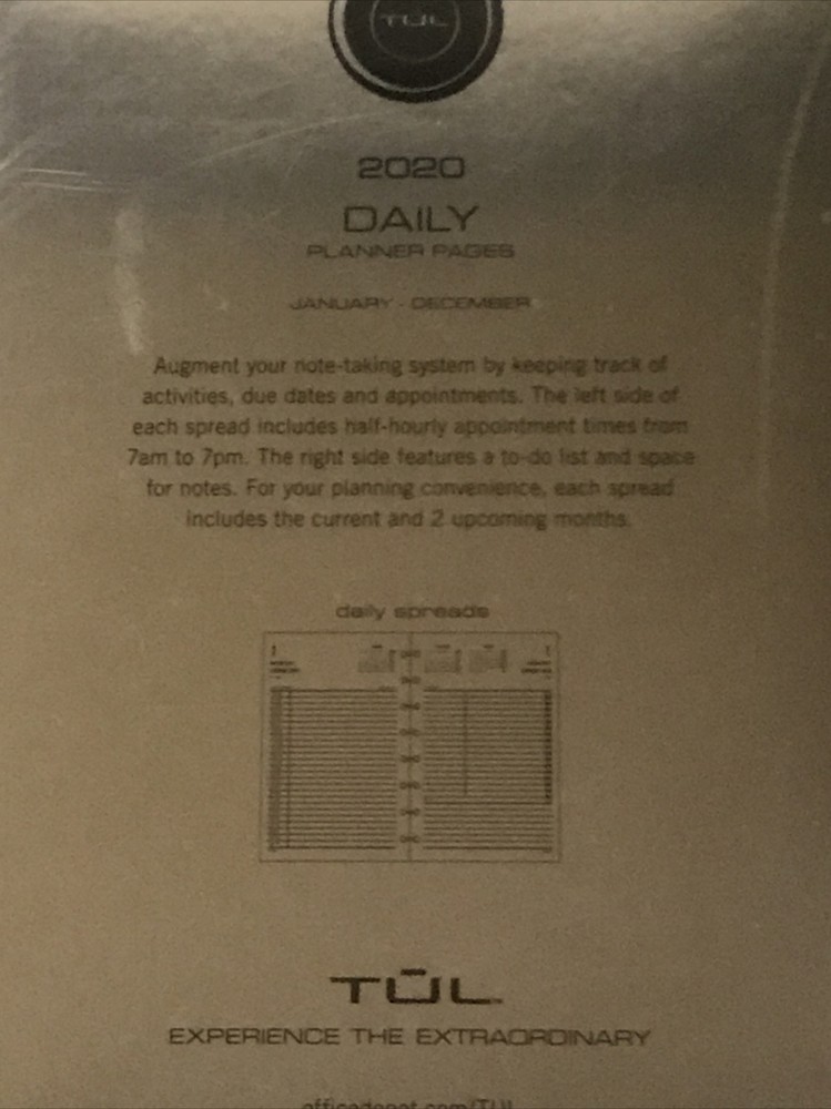TUL Custom Notebook Taking System Refill Pages Jan. - Dec. 2020 (6417048)