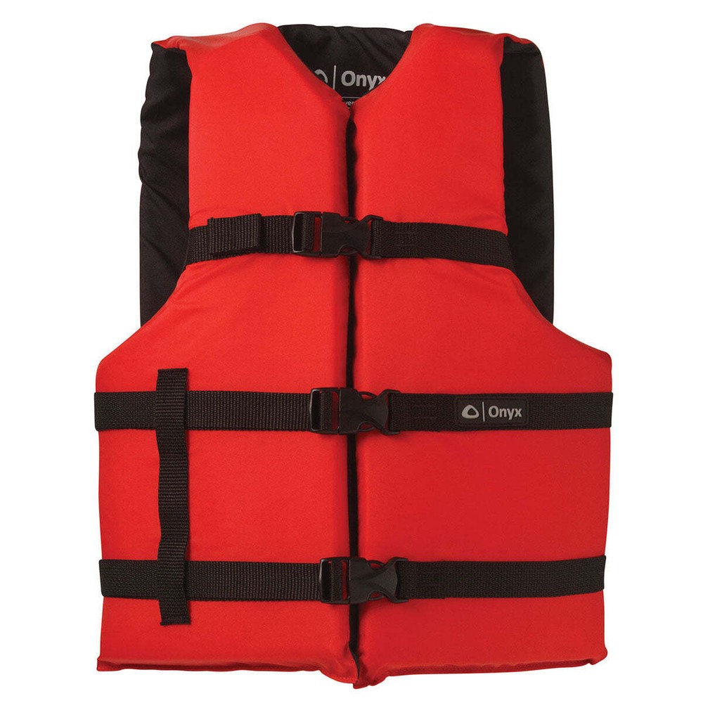 Onyx General Purpose Life Jacket, Red