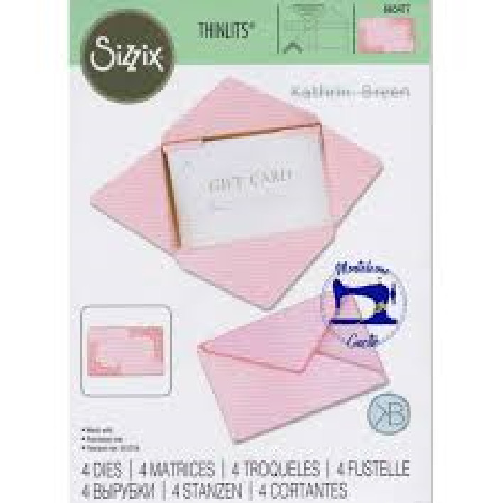 Sizzix Stamping Metal Die THINLITS - ENVELOPE BOX #2  #665477