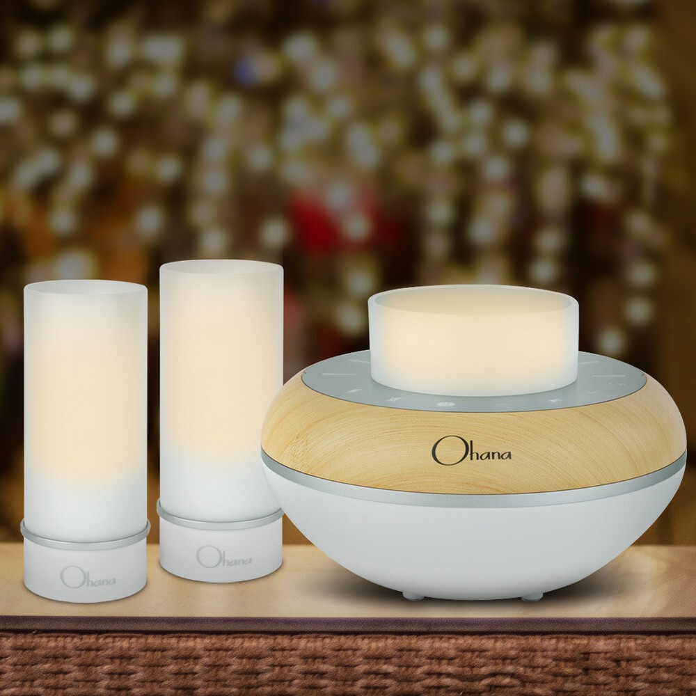 BEM Wireless Ohana Island Twilight Bluetooth Speaker System and Light Bundle