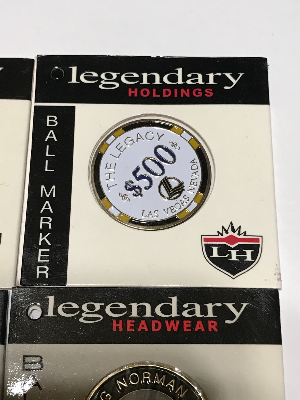 Lot of 6 Golf Ball Metal Markers La Quinta PGA West Cliff Harbour Vegas $500 NEW