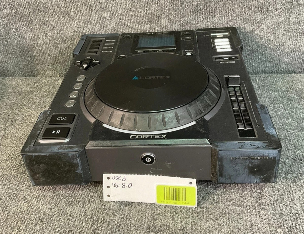 Vintage Cortex HDTT-5000 DJ Turntable DSP Effects Streaming Controller -Black
