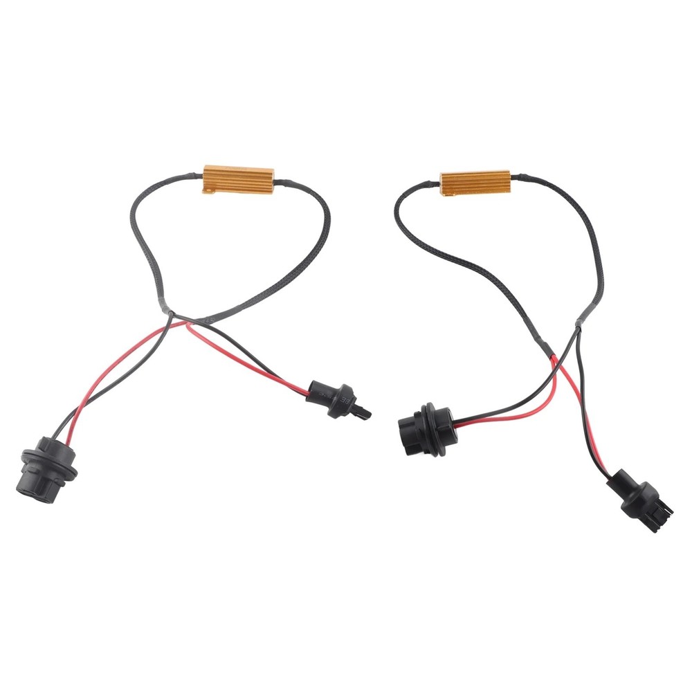 Wire LED Resistor Canceler Error Decoder 7440 Harness Front Turn Signal Lamp